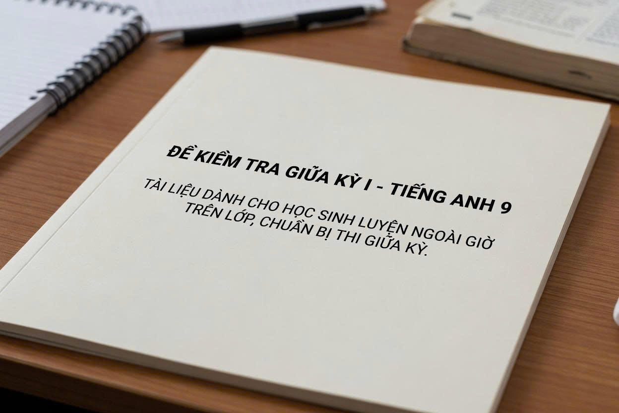 ĐỀ THI GIỮA KỲ 1- TIẾNG ANH 9