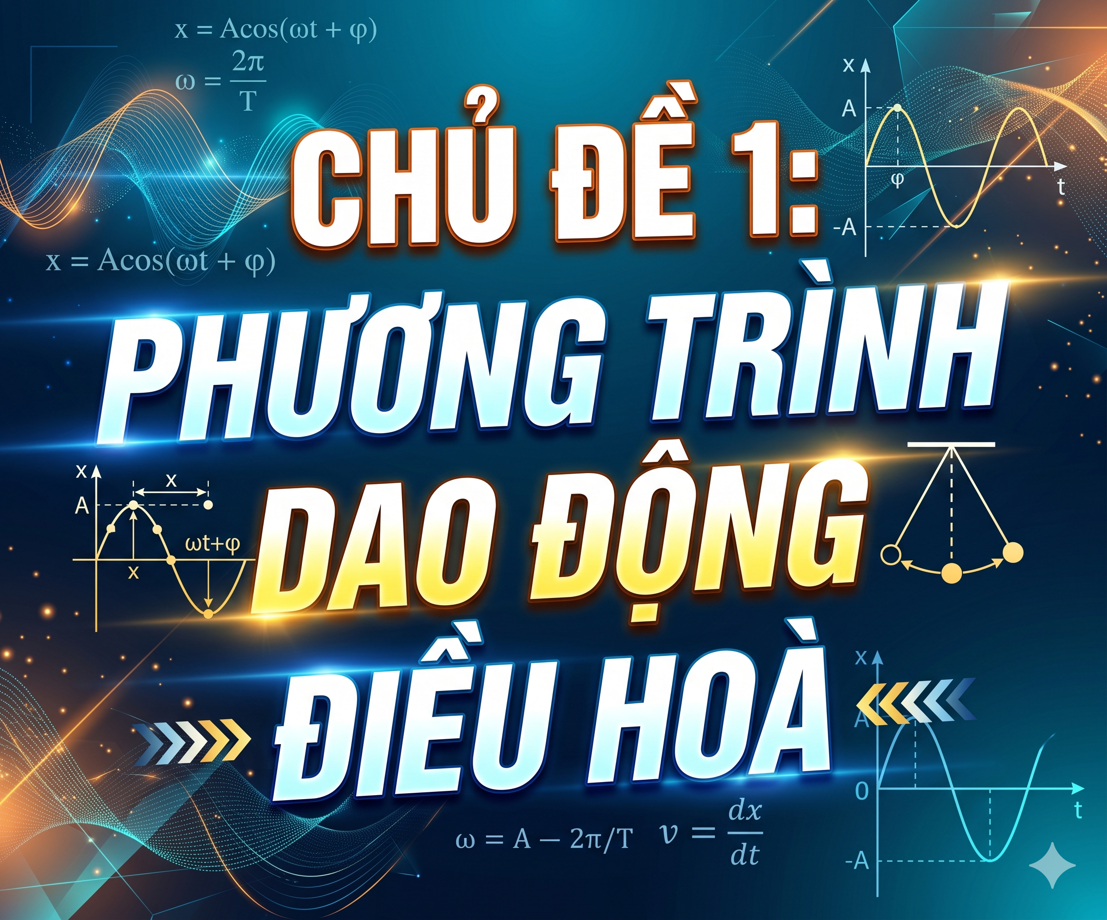 CHỦ ĐỀ 1: PHƯƠNG TRÌNH DAO ĐỘNG ĐIỀU HOÀ