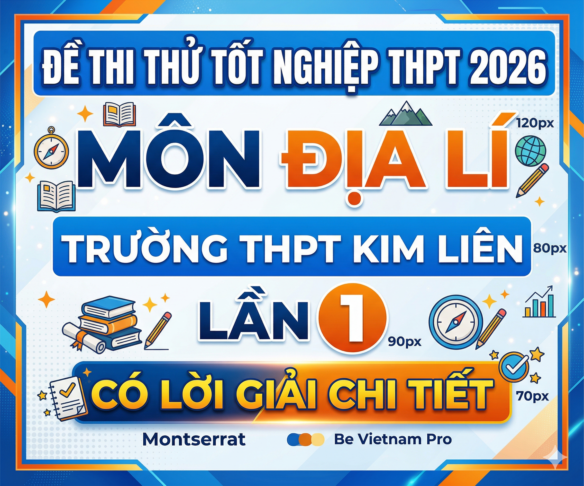 2. Đề thi thử Tốt nghiệp THPT 2026 - Địa lí - Trường THPT Kim Liên - lần 1 - có lời giải chi tiết