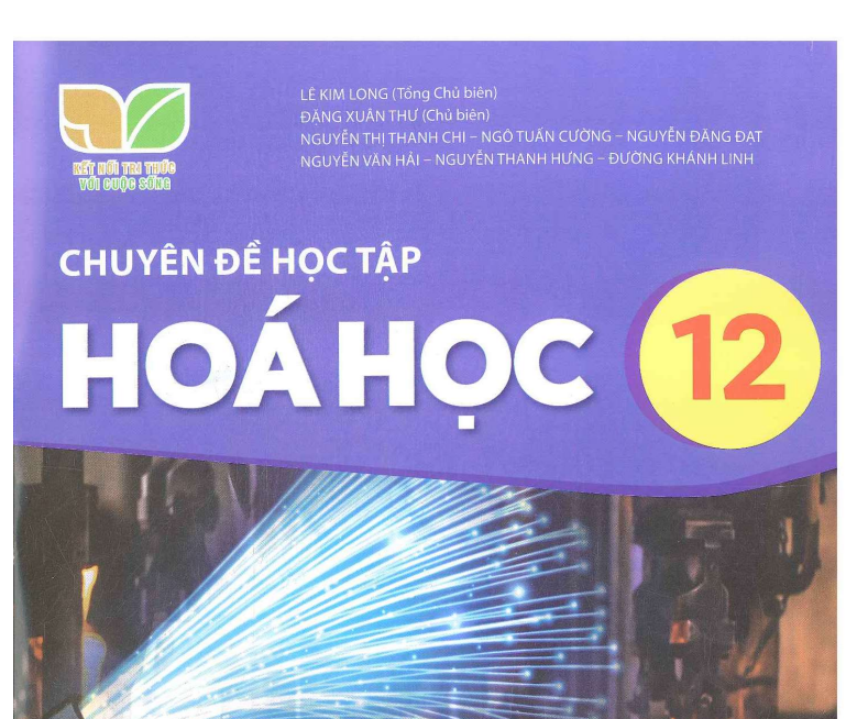 Sách Chuyên đề Hóa học 12 sách Kết nối tri thức - Miễn phí