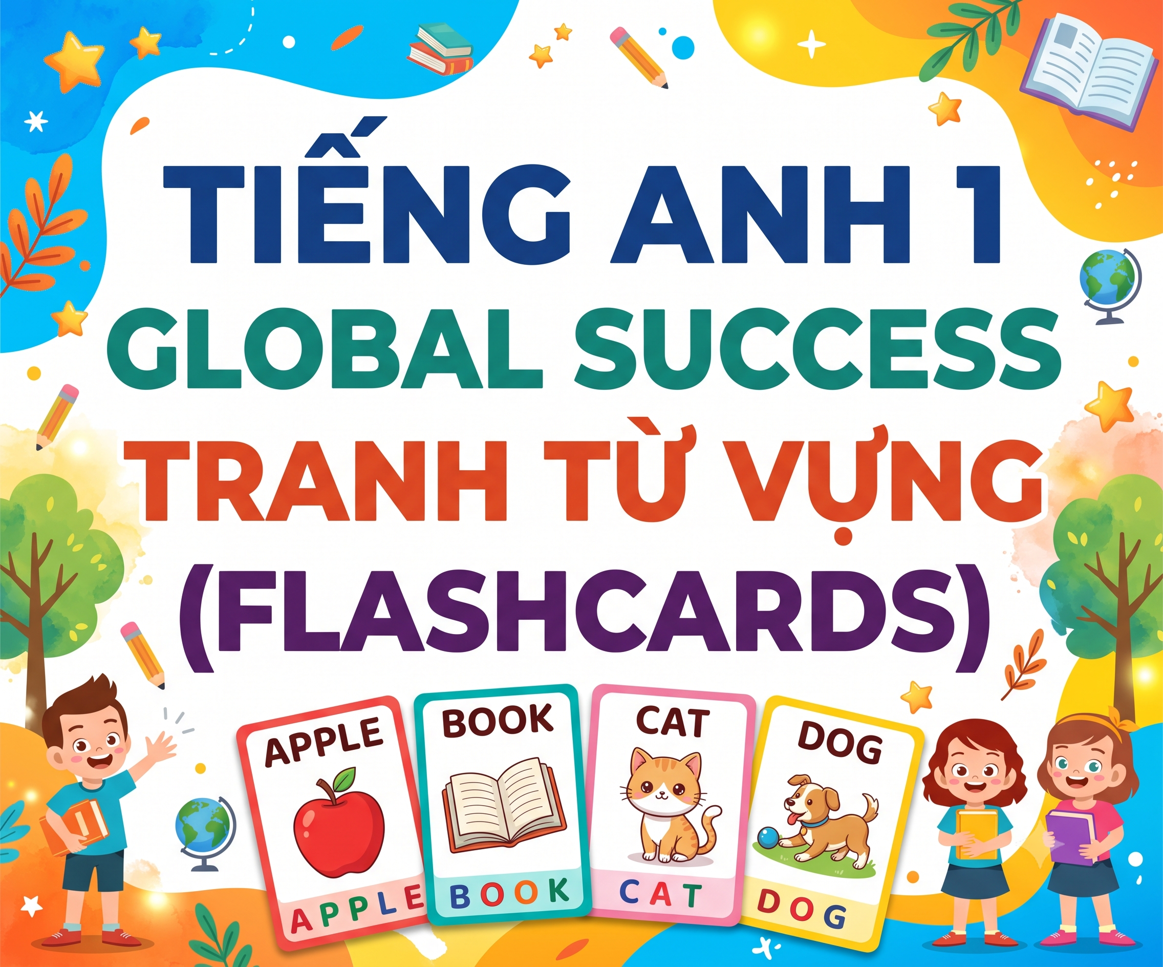 Tiếng Anh 1 Global Success- Tranh từ vựng (Flashcards) Miễn phí
