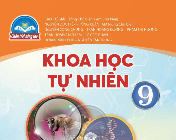 SÁCH GIÁO KHOA KHTN 9 CHÂN TRỜI SÁNG TẠO Miễn phí