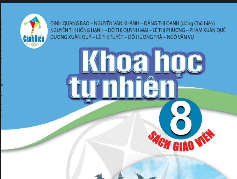 SÁCH GIÁO VIÊN KHTN 8 SÁCH CÁNH DIỀU - Miễn phí