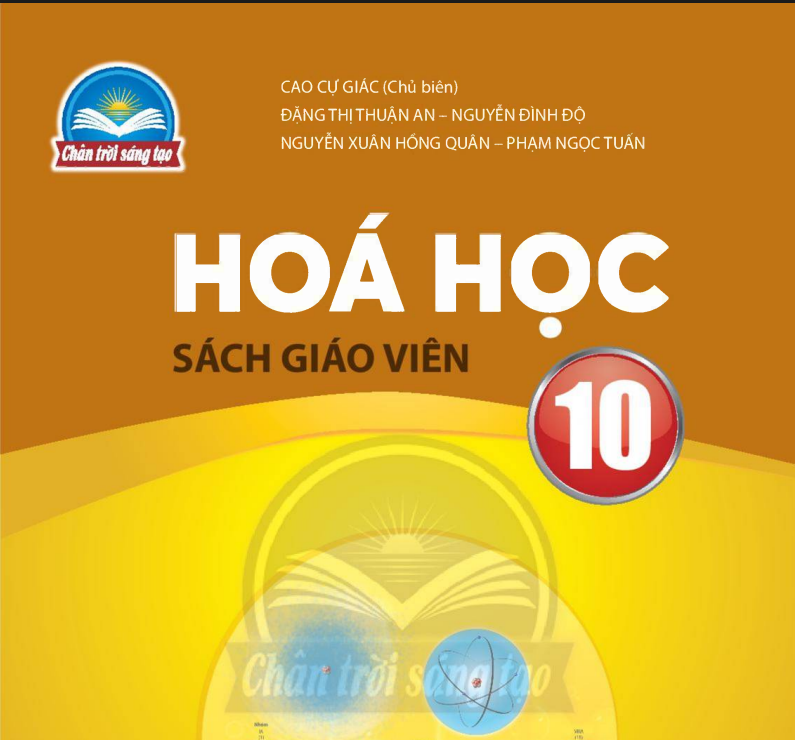 SÁCH GIÁO VIÊN HÓA HỌC 10 CÁNH DIỀU - Miễn phí