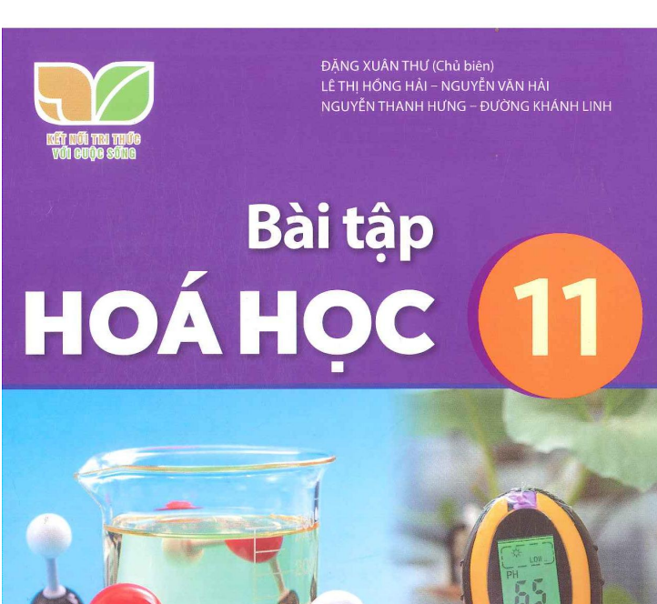 SÁCH BÀI TẬP HÓA HỌC 11 KẾT NỐI TRI THỨC - Miễn phí