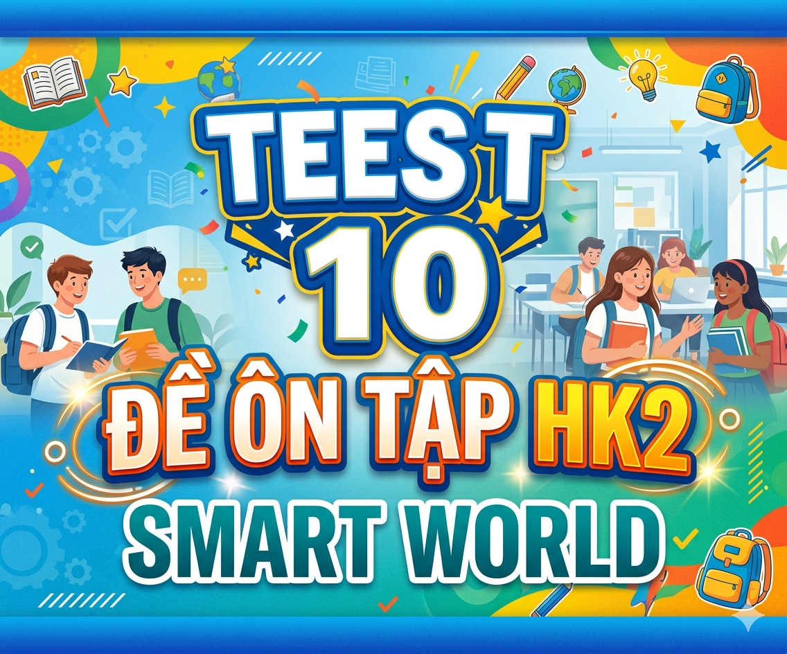 TEST 10 - ĐỀ ÔN TẬP HK2 SMART WORLD
