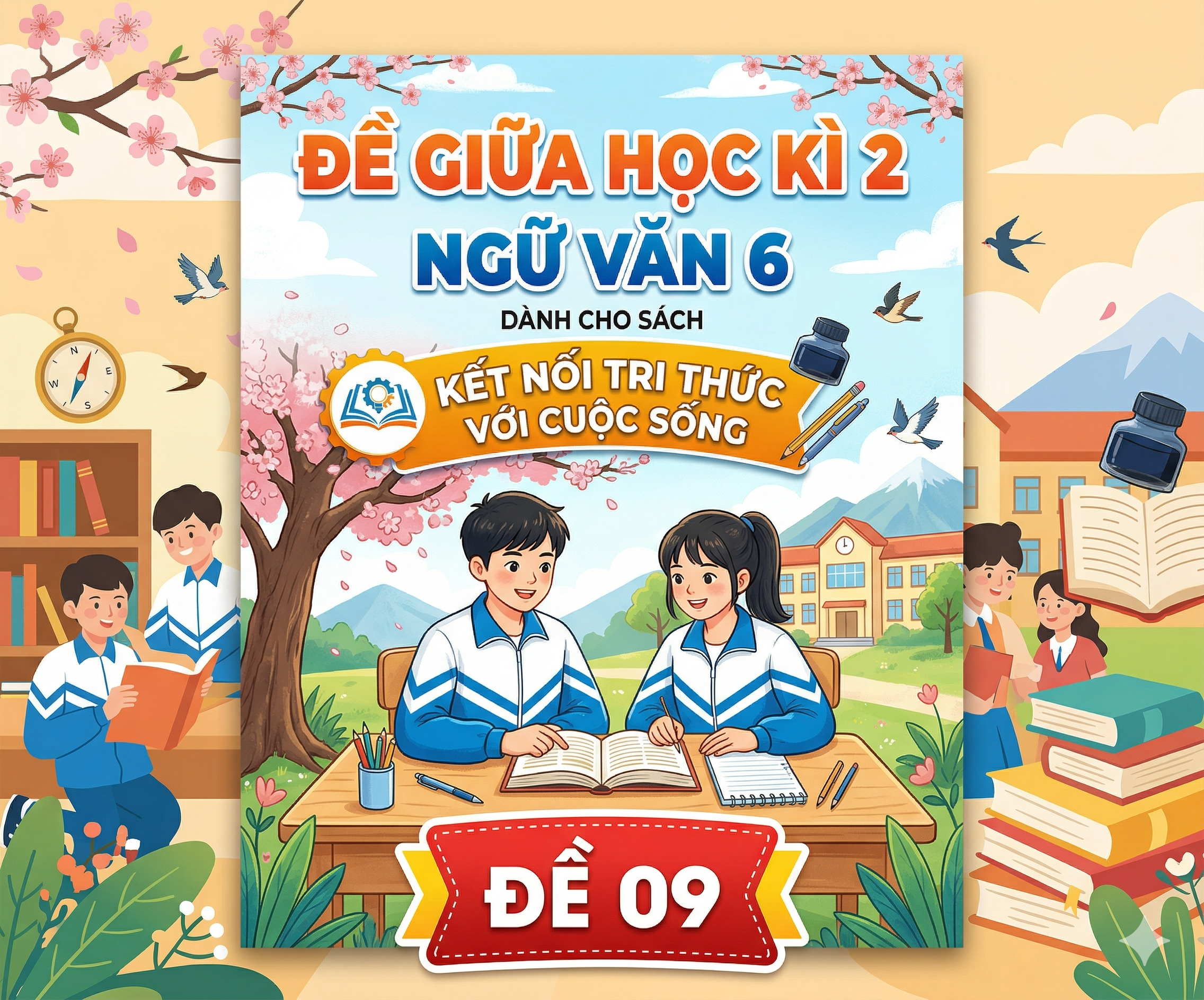 Đề giữa học kì 2 Ngữ Văn 6 sách Kết Nối Tri Thức - Đề 09