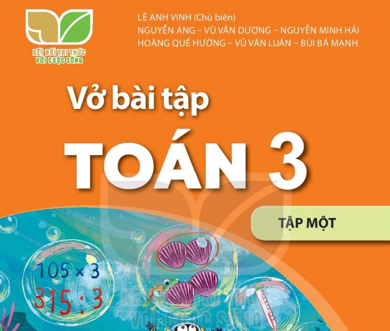 Vở bài tập Toán 3 Toán 1 - Kết nối tri thức Miễn phí