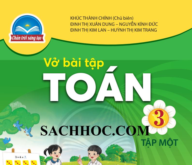 Vở Bài Tập Toán 3 Tập 1 - Chân Trời Sáng Tạo Miễn phí