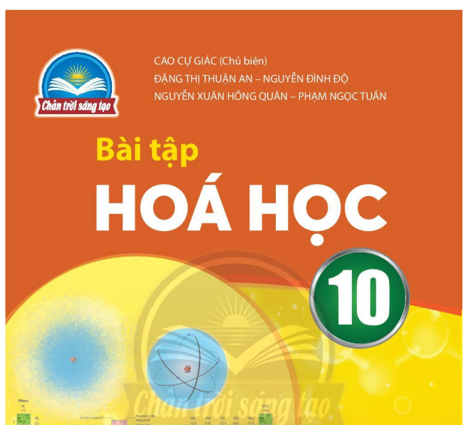 SÁCH BÀI TẬP HÓA HỌC 10 CHÂN TRỜI SÁNG TẠO - Miễn phí