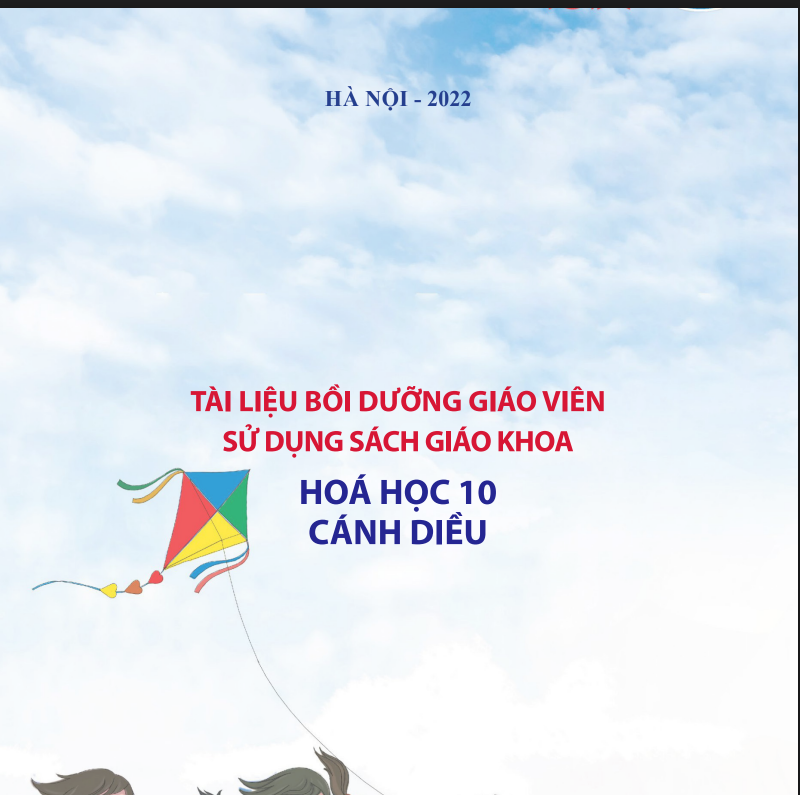 Tài liệu bồi dưỡng giáo viên sử dụng sách Hóa học 10 Cánh diều - Miễn phí