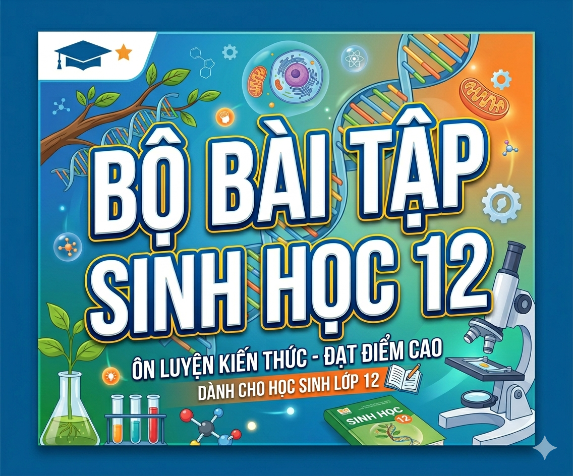 BỘ BÀI TẬP SINH HỌC 12