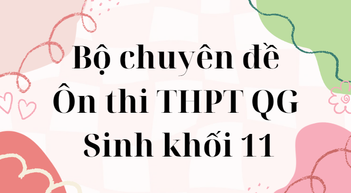 Bộ chuyên đề ôn thi THPT QG Sinh khối 11