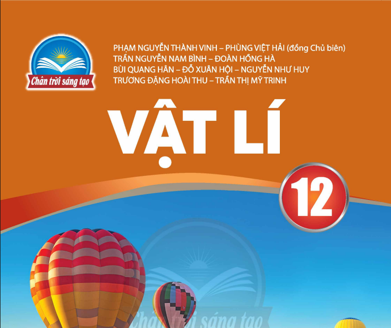 Sách giáo khoa Vật lí 12 sách Chân trời sáng tạo - Miễn phí