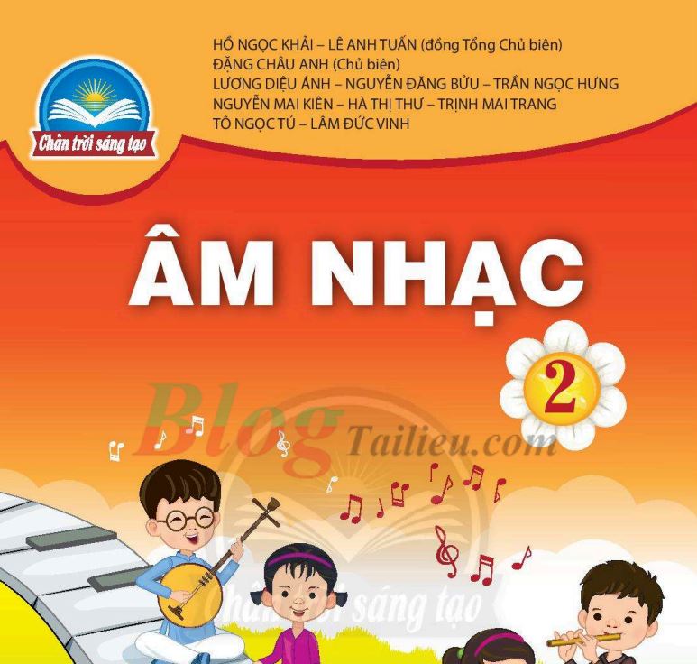 Sách giáo khoa Âm nhạc 2 Chân trời sáng tạo - Miễn phí