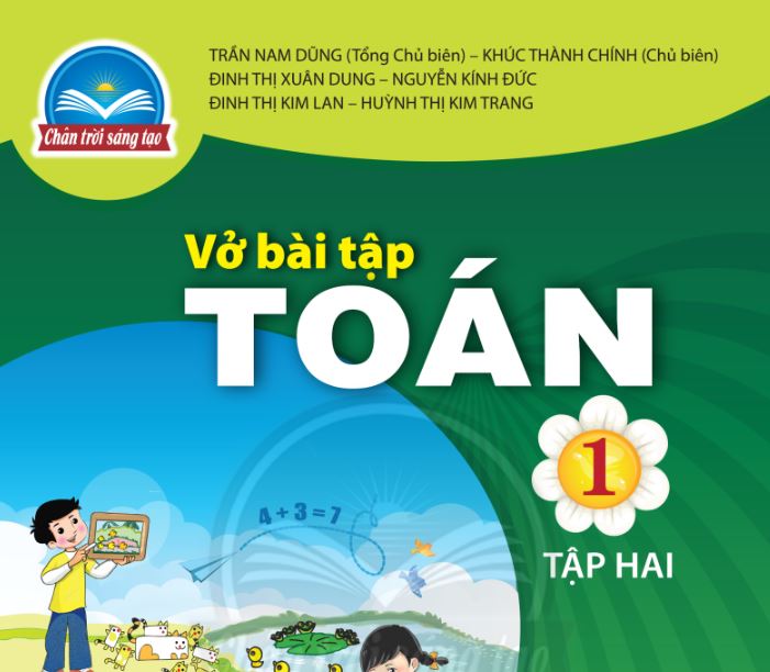 Vở bài tập Toán 1 Tập 2 - Chân trời sáng tạo - Miễn phí