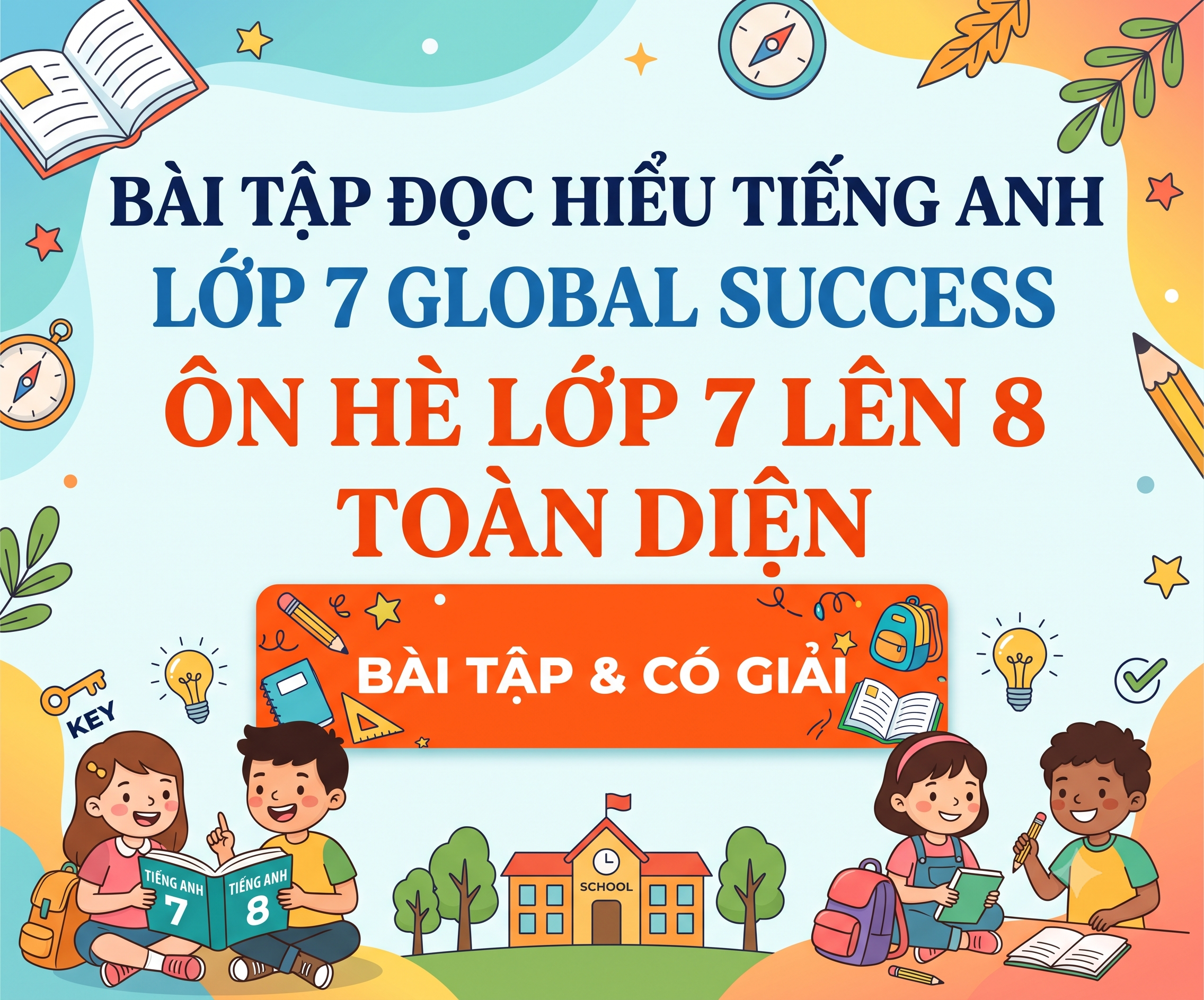 Bài Tập Đọc Hiểu Tiếng Anh Lớp 7 Global Success - Ôn Hè Lớp 7 Lên 8 Toàn Diện