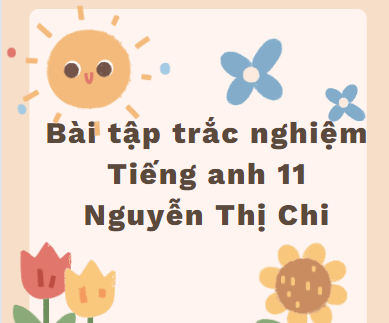 Bài tập trắc nghiệm Tiếng anh 11 - Nguyễn Thị Chi