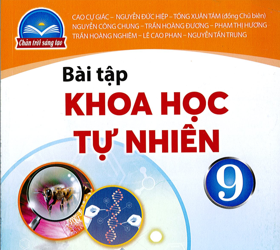 BÀI TẬP KHOA HOC TỰ NHIÊN 9 CHÂN TRỜI SÁNG TẠO