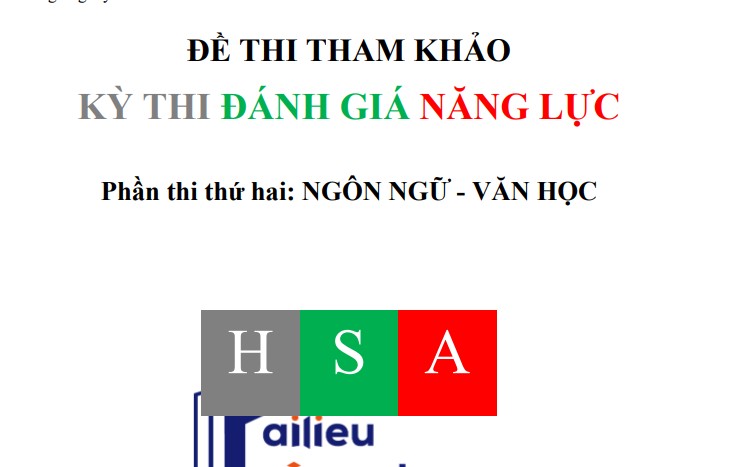 Luyện tâp thi thử ĐGNL ĐHQG HN - 2026 - Ngữ Văn - Có lời giải - Đề 2